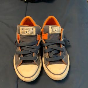 Converse All Star Blue/orange Boys size 1